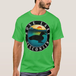 Bose Lake Wisconsin Loon T-Shirt