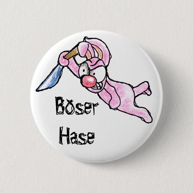 Böser Hase Button (Front)