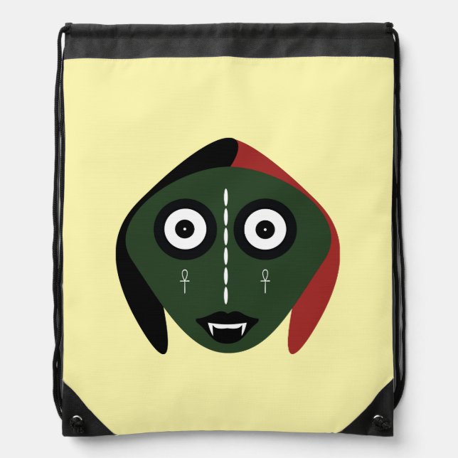 Bosigo Green Drawstring Bag (Front)