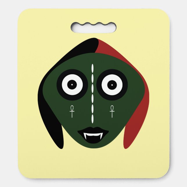 Bosigo Green Stadium Cushions (Front Vertical)