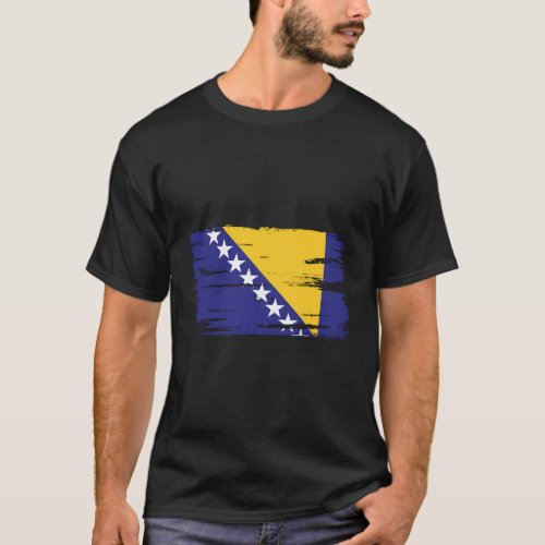 Bosnia And Herzegovina Bosnian Flag T_Shirt