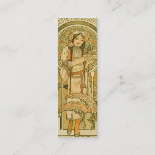 Bosnia and Herzegovina by Alphonse Mucha (1900)  Mini Business Card