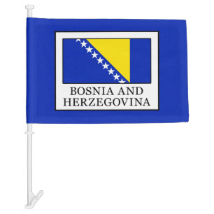 Bosnia and Herzegovina Car Flag