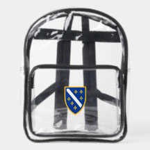 Bosnia and Herzegovina Coat of Arms Car Flag
