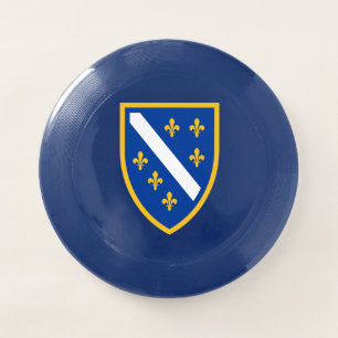 Bosnia and Herzegovina Coat of Arms Flying Frisbee
