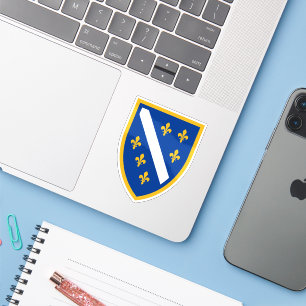 Bosnia and Herzegovina Coat of Arms Sticker