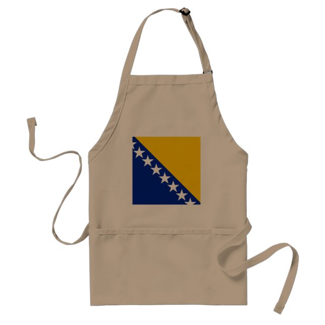 Bosnia and Herzegovina Flag Adult Apron (Front)