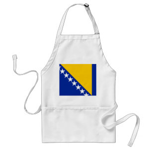 Bosnia and Herzegovina Flag Adult Apron