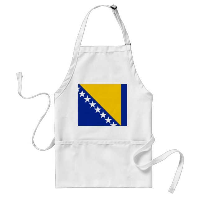 Bosnia and Herzegovina Flag Adult Apron (Front)