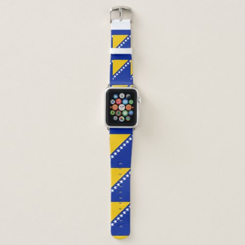 Bosnia and Herzegovina Flag Apple Watch Band