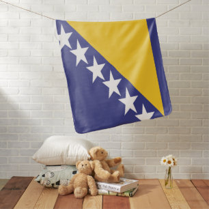Bosnia and Herzegovina flag Baby Blanket