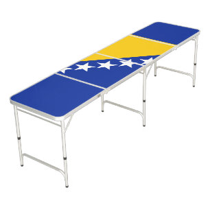 Bosnia and Herzegovina Flag Beer Pong Table