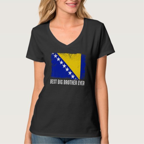 Bosnia And Herzegovina Flag Best Big Brother Ever  T_Shirt