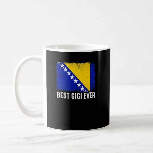 Bosnia And Herzegovina Flag Best Gigi Ever Family  Coffee Mug