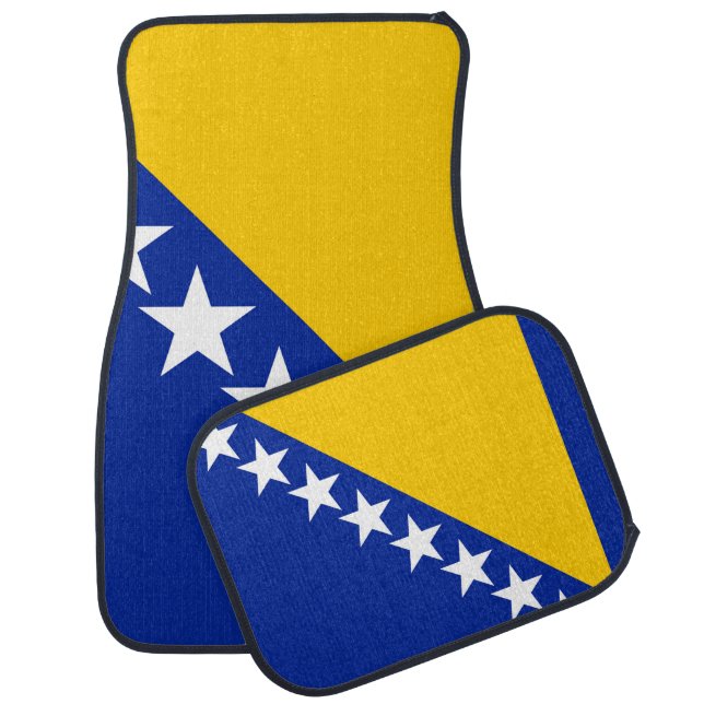 Bosnia and Herzegovina Flag Car Floor Mat (Set)