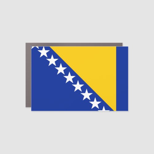 Bosnia and Herzegovina Flag Car Magnet