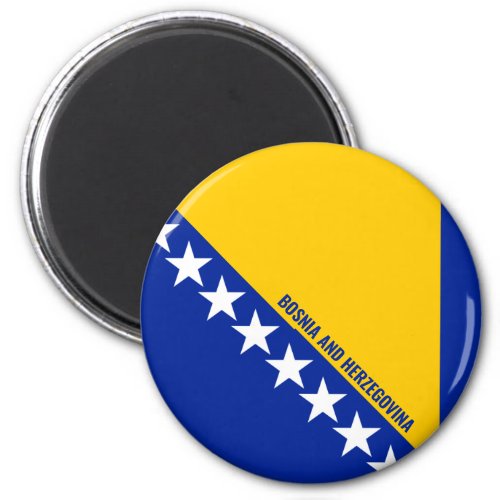 Bosnia and Herzegovina Flag Charming Patriotic Magnet