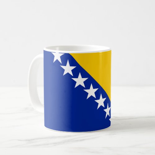 Bosnia and Herzegovina Flag Coffee Mug