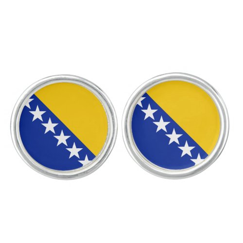 Bosnia and Herzegovina Flag Cufflinks