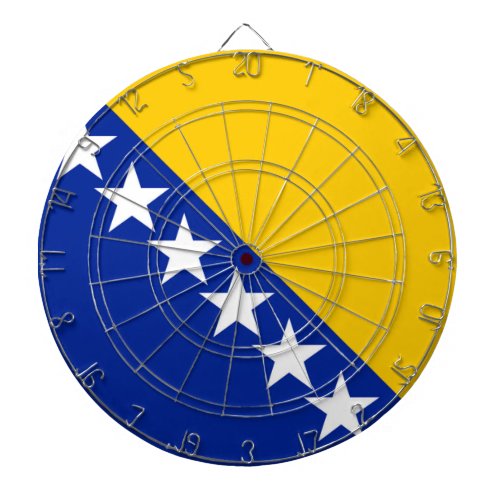 Bosnia and Herzegovina Flag Dart Board