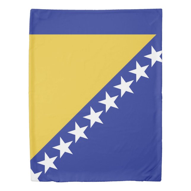 Bosnia and Herzegovina flag Duvet Cover (Front)