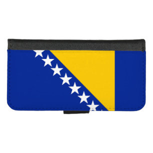 Bosnia and Herzegovina Flag iPhone 8/7 Wallet Case