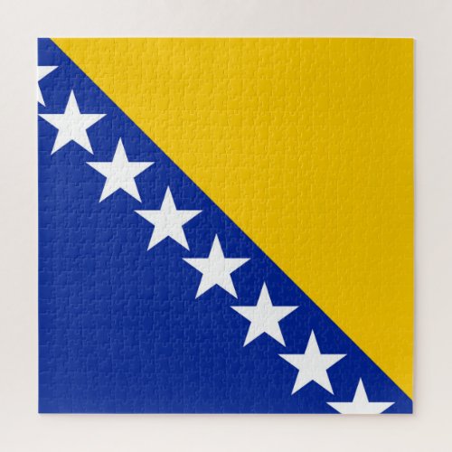 Bosnia and Herzegovina Flag Jigsaw Puzzle