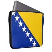 Bosnia and Herzegovina Flag Laptop Sleeve (Front Right)