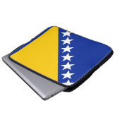 Bosnia and Herzegovina Flag Laptop Sleeve (Front Bottom)