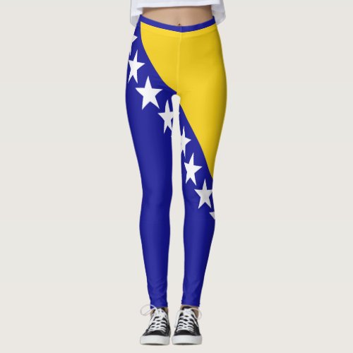 Bosnia and Herzegovina flag Leggings