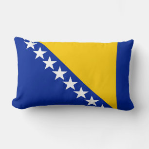 Bosnia and Herzegovina Flag Lumbar Pillow