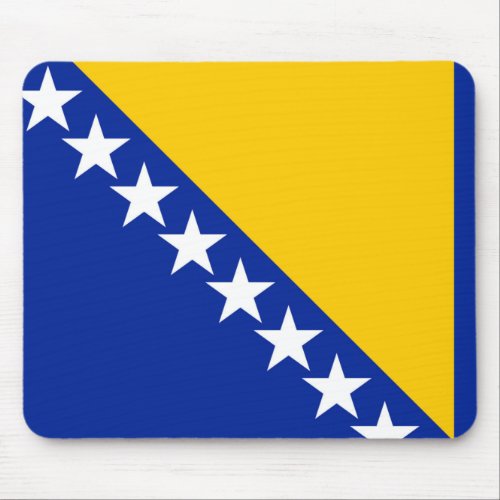 Bosnia and Herzegovina Flag Mouse Pad