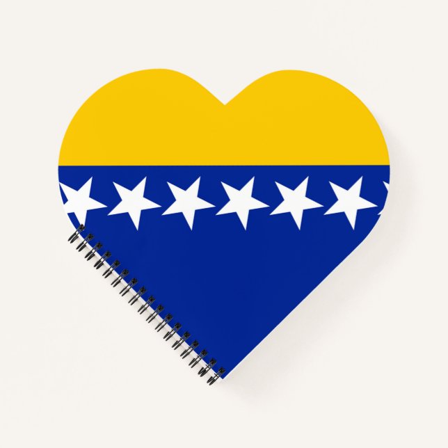 Bosnia and Herzegovina Flag Notebook (Front)