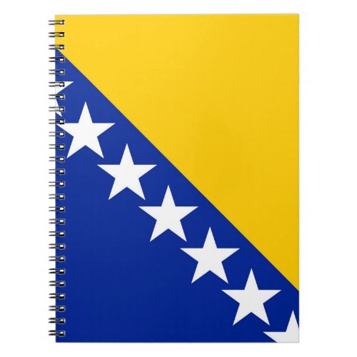Bosnia and Herzegovina Flag Notebook