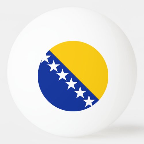 Bosnia and Herzegovina Flag Ping Pong Ball