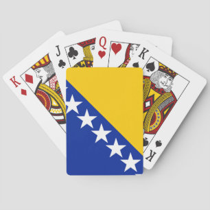 Bosnia and Herzegovina Flag Poker Cards