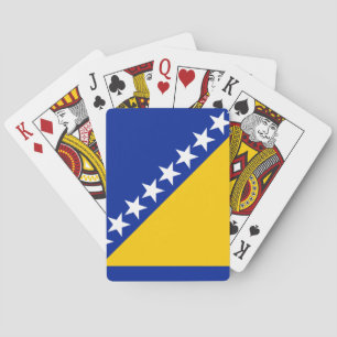 Bosnia and Herzegovina Flag Poker Cards