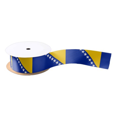 Bosnia and Herzegovina Flag Satin Ribbon