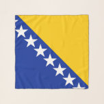 Bosnia and Herzegovina Flag Scarf<br><div class="desc">Bosnia and Herzegovina Flag</div>