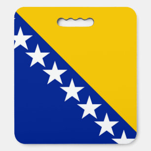Bosnia and Herzegovina Flag Seat Cushion