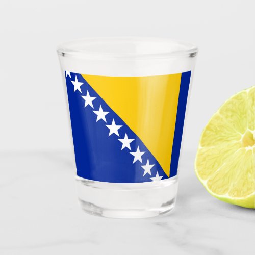 Bosnia and Herzegovina Flag Shot Glass