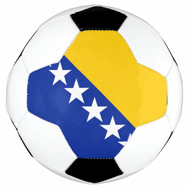 Bosnia and Herzegovina Flag Soccer Ball (Front)