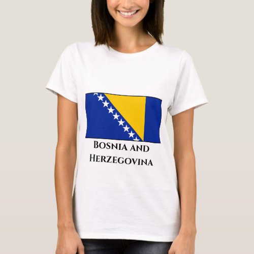 Bosnia and Herzegovina Flag T_Shirt