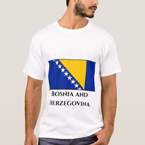 Bosnia and Herzegovina Flag T_Shirt