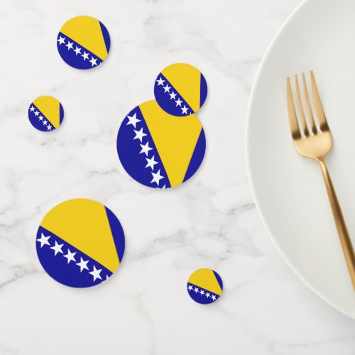 Bosnia and Herzegovina flag Table Confetti