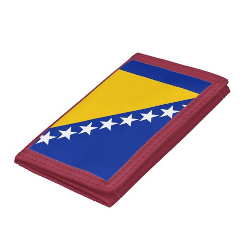 Bosnia and Herzegovina Flag Trifold Wallet