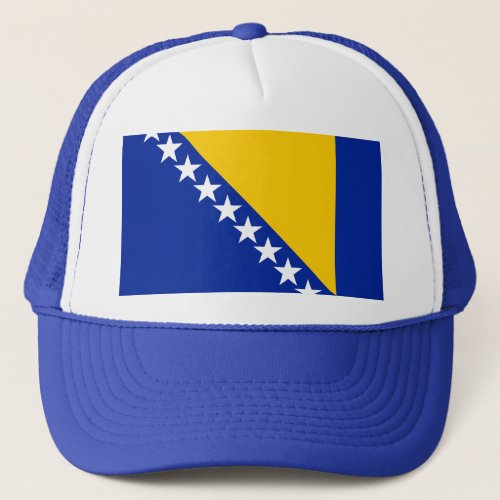 Bosnia and Herzegovina Flag Trucker Hat