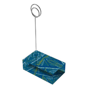 Bosnia and Herzegovina Flag Word Cloud Place Card Holder
