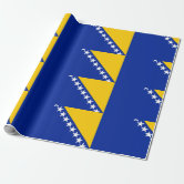 Bosnia and Herzegovina Flag Wrapping Paper