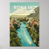 Bosnia and Herzegovina Illustration Travel Art